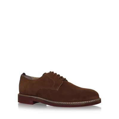 Brown 'Harper' flat lace up shoes